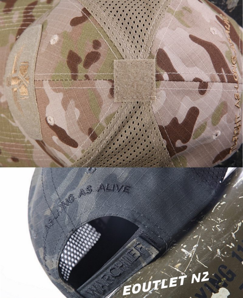 Evil War Chief Tactical Ops Cap w/Mesh Multicam Black