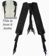 US Army Load Bearing Y Harness Suspender Belt (BK)
