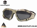 EMERSON No Fog Metal Mesh ZERO Goggle Glasses Multicam